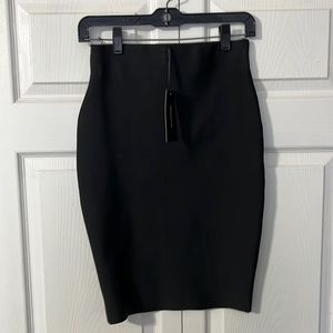 Black pencil skirt